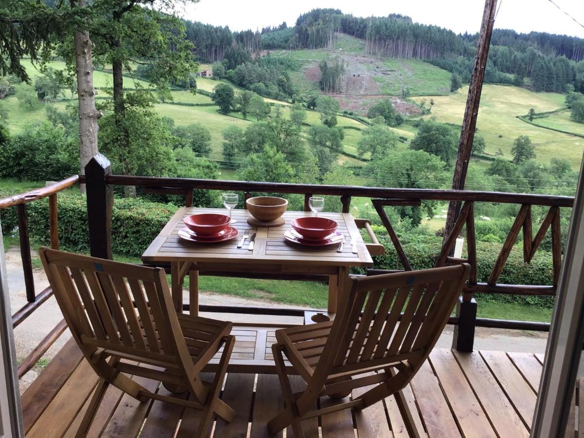 La Mazille , cossy vakantiestudio met zwembad in zuid-Bourgogne Anglure-sous-Dun Esterno foto