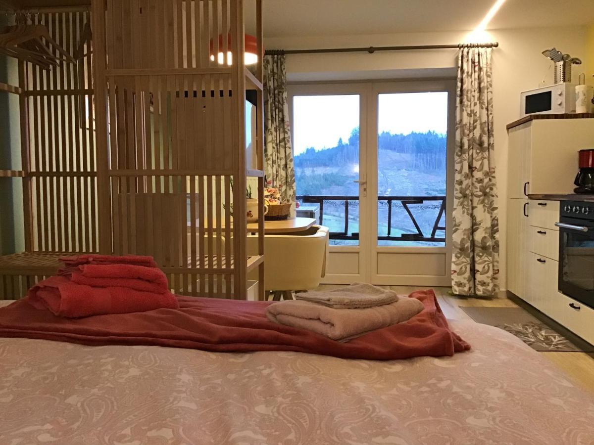 La Mazille , cossy vakantiestudio met zwembad in zuid-Bourgogne Anglure-sous-Dun Esterno foto